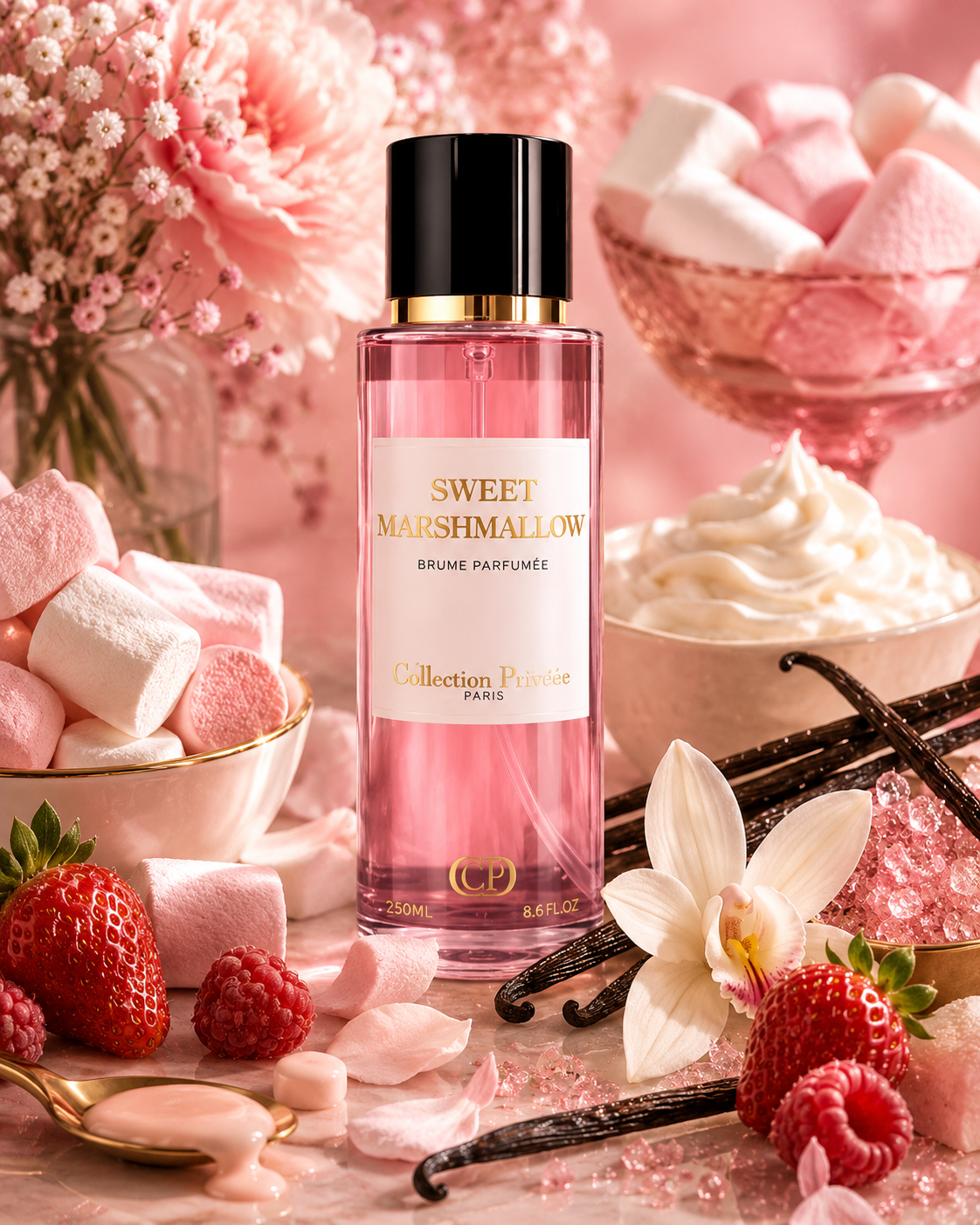 Sweet Marshmallow – Brume Parfumée Gourmande 250 ml
