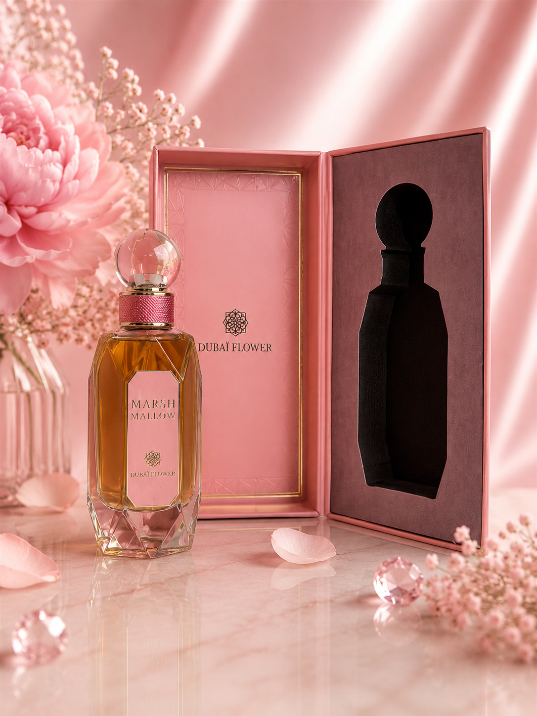 🌸 Dubai Flower Marshmallow – Douceur Gourmande ✨